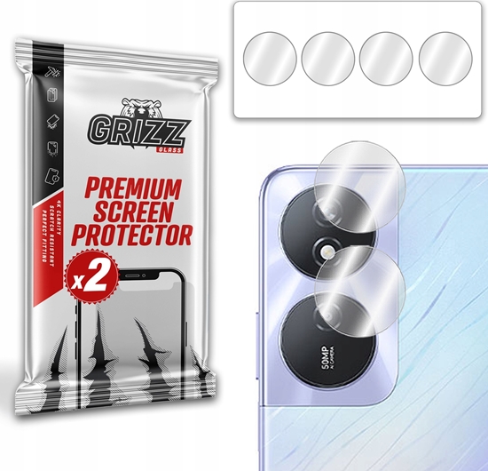 Picture of GrizzGlass Szko na aparat GrizzGlass HybridGlass Camera do Honor Play 50 Plus