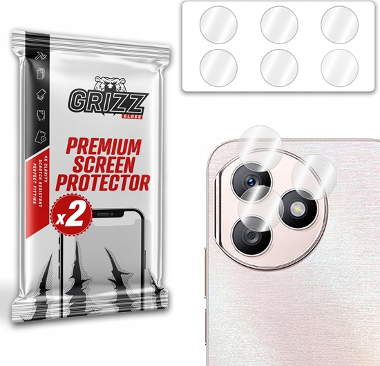 Picture of GrizzGlass Szko na aparat GrizzGlass HybridGlass Camera do Honor X50i Plus