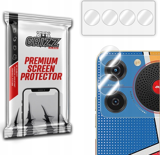 Picture of GrizzGlass Szko na aparat GrizzGlass HybridGlass Camera do Nubia Music