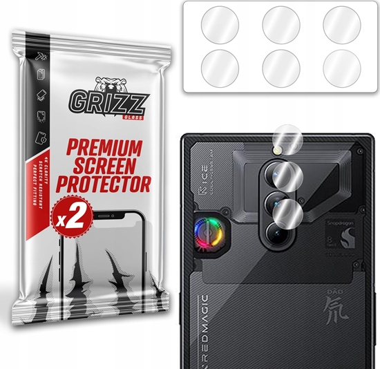 Picture of GrizzGlass Szko na aparat GrizzGlass HybridGlass Camera do Nubia Red Magic 8S Pro