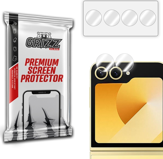 Picture of GrizzGlass Szko na aparat GrizzGlass HybridGlass Camera do Samsung Galaxy Z Flip 6