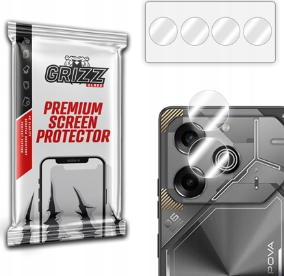 Attēls no GrizzGlass Szko na aparat GrizzGlass HybridGlass Camera do Tecno Pova 6 Pro