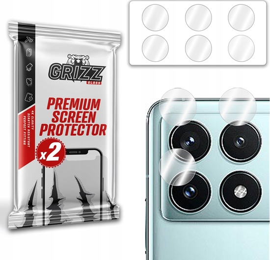 Изображение GrizzGlass Szko na aparat GrizzGlass HybridGlass Camera do Xiaomi Redmi K70 Pro