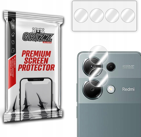 Изображение GrizzGlass Szko na aparat GrizzGlass HybridGlass Camera do Xiaomi Redmi Note 13 Pro 4G