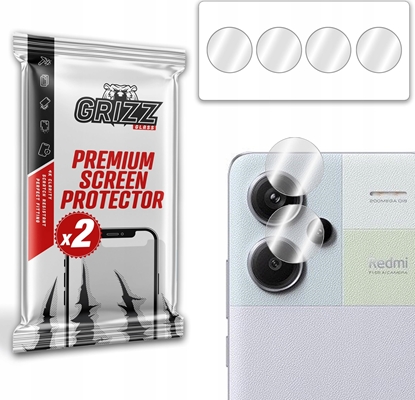 Изображение GrizzGlass Szko na aparat GrizzGlass HybridGlass Camera do Xiaomi Redmi Note 13 Pro+ Plus 5G