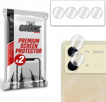 Изображение GrizzGlass Szko na aparat GrizzGlass HybridGlass Camera do Xiaomi Redmi Note 13R Pro