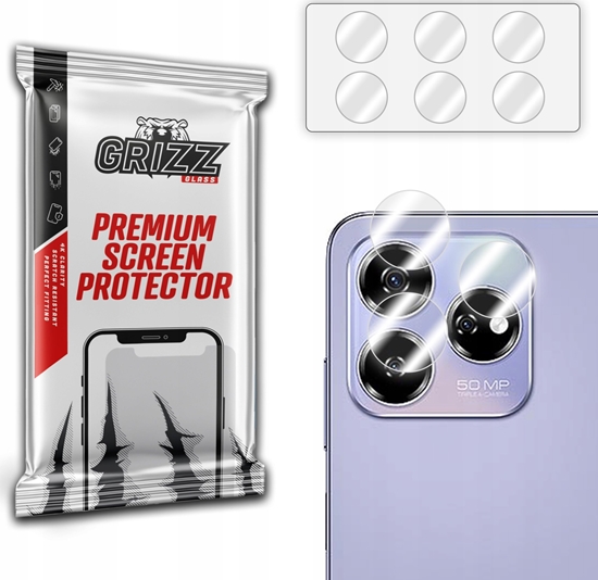 Изображение GrizzGlass Szko na aparat GrizzGlass HybridGlass Camera do ZTE Axon 60