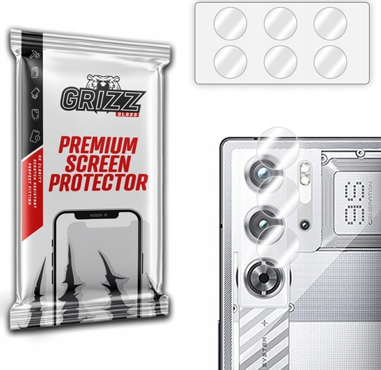 Изображение GrizzGlass Szko na aparat GrizzGlass HybridGlass Camera do ZTE nubia Red Magic 9S Pro Plus