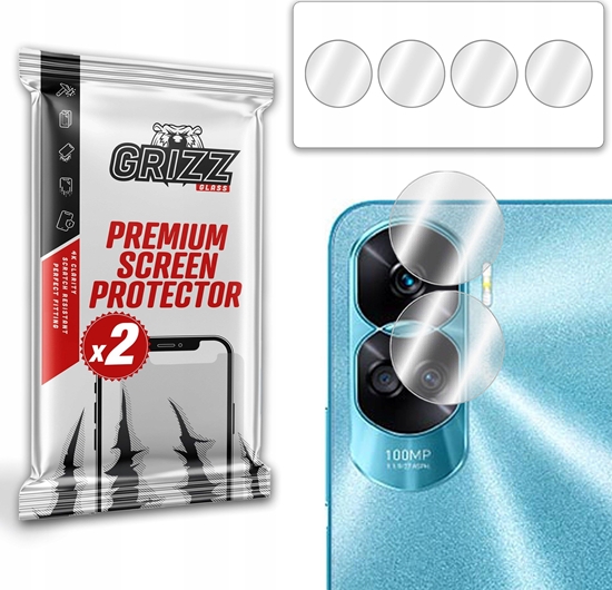 Изображение GrizzGlass Szko na aparat GrizzGlass HybridGlass Camera Honor 90 Lite