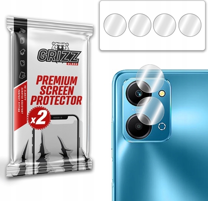 Изображение GrizzGlass Szko na aparat GrizzGlass HybridGlass Camera Honor Play7T