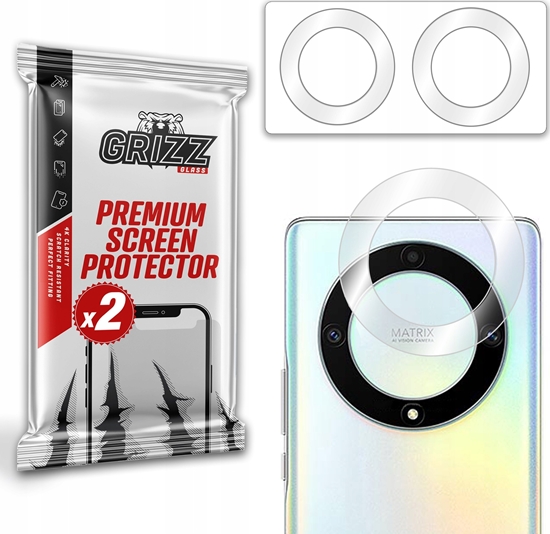 Изображение GrizzGlass Szko na aparat GrizzGlass HybridGlass Camera Honor X9a