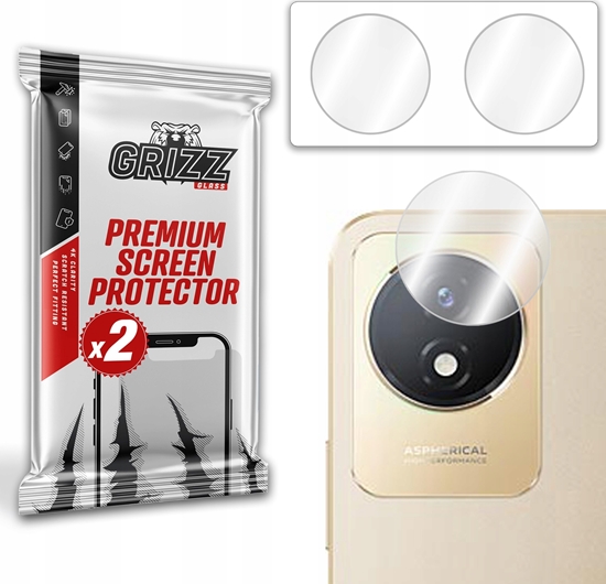 Изображение GrizzGlass Szko na aparat GrizzGlass HybridGlass Camera Vivo Y02t
