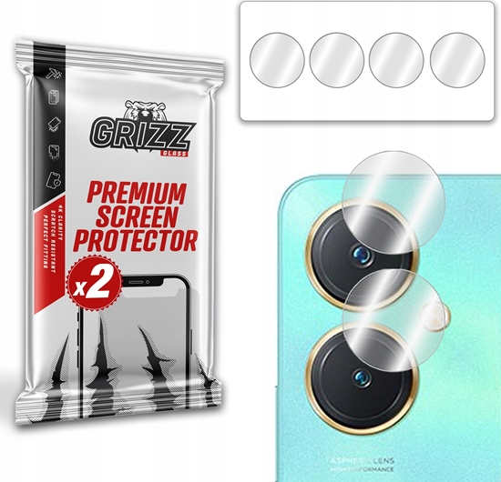 Изображение GrizzGlass Szko na aparat GrizzGlass HybridGlass Camera Vivo Y27