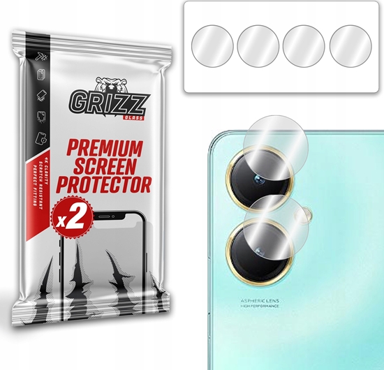 Изображение GrizzGlass Szko na aparat GrizzGlass HybridGlass Camera vivo Y35+