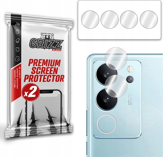 Изображение GrizzGlass Szko na aparat GrizzGlass HybridGlass Camera vivo S17 Pro