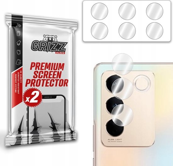 Изображение GrizzGlass Szko na aparat GrizzGlass HybridGlass Camera vivo V27