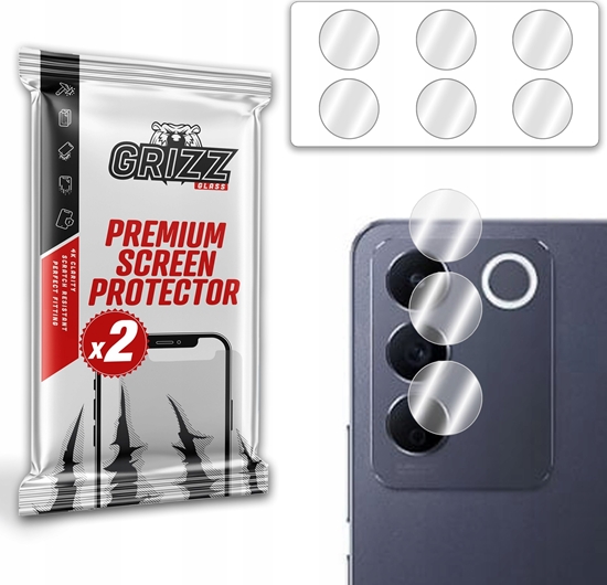 Изображение GrizzGlass Szko na aparat GrizzGlass HybridGlass Camera vivo V27e