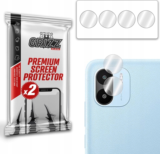 Изображение GrizzGlass Szko na aparat GrizzGlass HybridGlass Camera Xiaomi Redmi A2