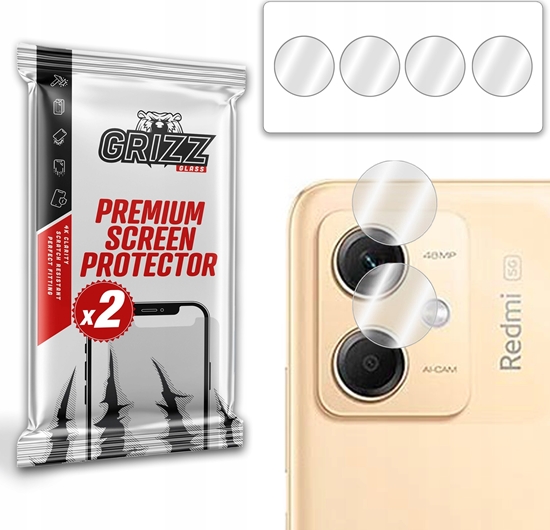Изображение GrizzGlass Szko na aparat GrizzGlass HybridGlass Camera Xiaomi Redmi Note 12R Pro