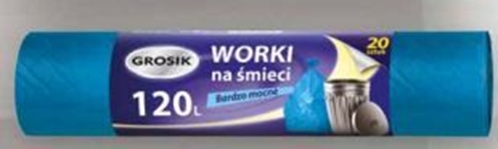 Picture of Grosik Worki na mieci GROSIK 120L 20SZTUK  (ZZA372800)