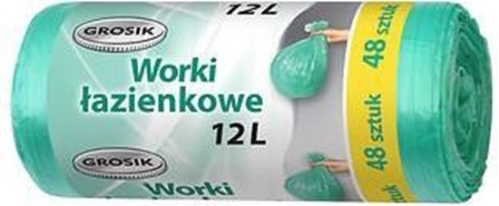 Picture of Grosik Worki na mieci azienkowe 12L 48 sztuk - ZZA388200