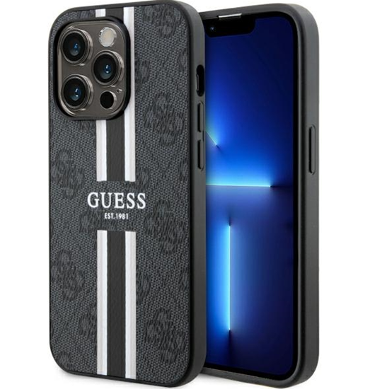 Picture of Guess 4G Printed Stripes MagSafe Back case for Apple iPhone 14 Pro Max