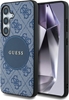 Picture of Guess 4G Round Patch Classic Logo MagSafe case for Samsung Galaxy S25 blue