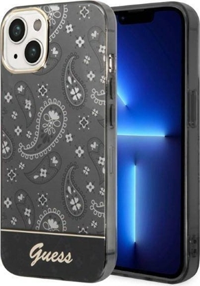Attēls no Guess Etui Guess do iPhone 14 Plus 6,7" czarny/black hardcase Bandana Paisley