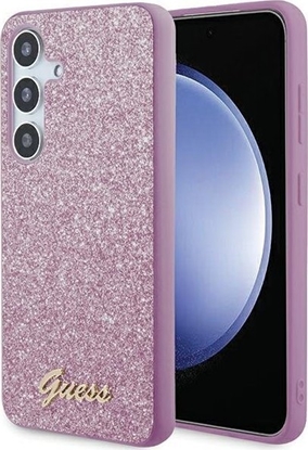 Attēls no Guess Etui Guess GGUHCS24MHGGSHU Samsung Galaxy S24+ Plus hardcase Glitter Script fioletowy/purple