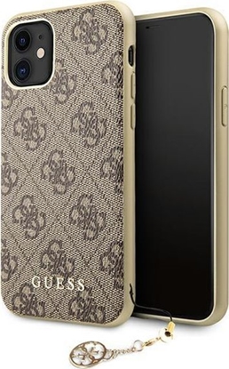 Attēls no Guess Etui Guess GUHCN61GF4GBR Apple iPhone 11 brown/brzowy hard case 4G Charms Collection