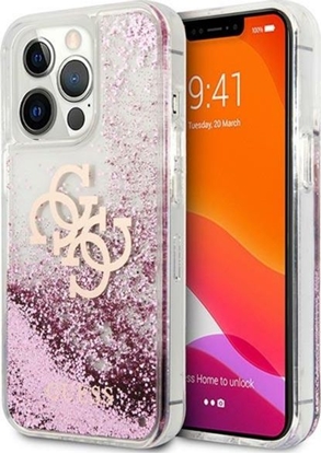 Attēls no Guess Etui Guess GUHCP13XLG4GPI Apple iPhone 13 Pro Max róowy/pink hardcase 4G Big Liquid Glitter