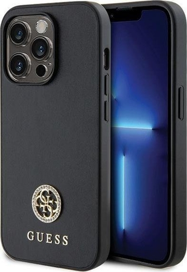 Picture of Guess Etui GUHCP13XPS4DGPK Apple iPhone 13 Pro Max hardcase Strass Metal Logo black