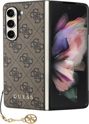 Attēls no Guess Etui Guess GUHCZFD5GF4GBR Samsung Galaxy Z Fold 5 hardcase 4G Charms Collection brzowy/brown