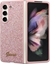 Picture of Guess Etui Guess GUHCZFD5HGGSHP Samsung Galaxy Z Fold 5 hardcase Glitter Script róowy/pink
