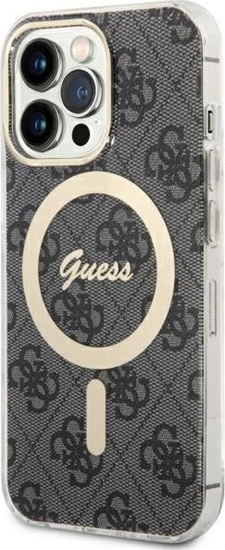 Изображение Guess Etui Guess GUHMP13LH4STK Apple iPhone 13 Pro czarny/black hardcase 4G MagSafe