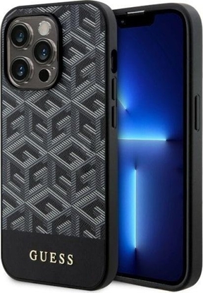 Attēls no Guess Etui GUHMP14LHGCFSEK Apple iPhone 14 Pro czarny/black hardcase GCube Stripes MagSafe