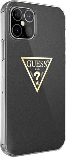 Picture of Guess Etui Guess Metallic Collection HardCase do iPhone 12 mini czarne