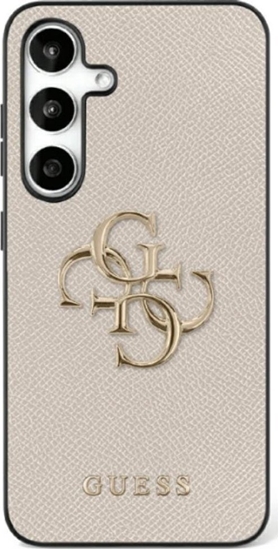 Picture of Guess Grained Big 4G Logo Small Classic Logo Protective cover for Samsung Galaxy S25