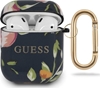 Изображение Guess GUACA2TPUBKFL03 Silicone Headset Holder Bag For Airpods 1/2 Floral N.3