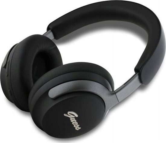 Изображение Guess GUBHC22PSFCSMK Leather Script Logo ANC Wireless Headphones