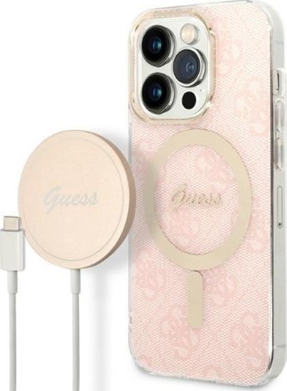 Picture of Zestaw Guess GUBPP14XH4EACSP Case+  Charger iPhone