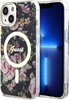 Picture of Guess Guess Flower MagSafe - Etui iPhone 14 Plus (Czarny)