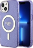 Изображение Guess Guess Glitter Gold MagSafe - Etui iPhone 14 Plus (Purpurowy)