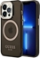 Изображение Guess Guess Gold Outline Translucent MagSafe - Etui iPhone 14 Pro (czarny)