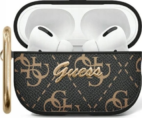 Picture of Guess Guess GUA2PG4GPK AirPods 1/2 cover black/black 4G Hook