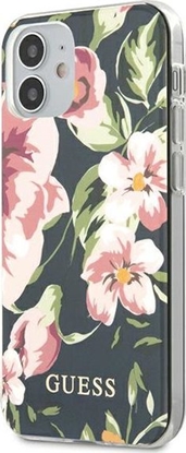 Attēls no Guess Guess GUHCP12SIMLFL03 iPhone 12 mini 5,4 granatowy/navy N3 Flower Collection