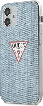 Attēls no Guess Guess GUHCP12SPCUJULLB iPhone 12 5,4 niebieski/light blue hardcase Jeans Collection
