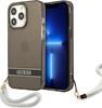 Picture of Guess Guess GUHCP13LHTSGSK iPhone 13 Pro / 13 6,1" czarny/black hardcase Translucent Stap