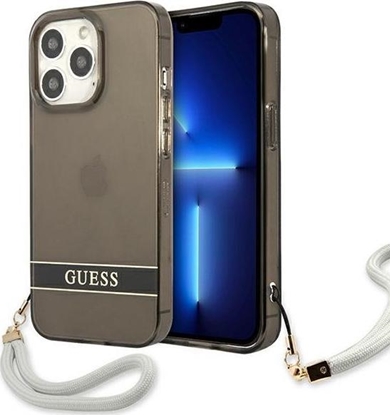 Attēls no Guess Guess GUHCP13LHTSGSK iPhone 13 Pro / 13 6,1" czarny/black hardcase Translucent Stap