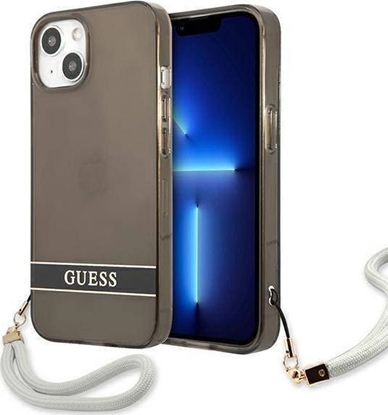 Attēls no Guess Guess GUHCP13SHTSGSK iPhone 13 mini 5,4" czarny/black hardcase Translucent Stap